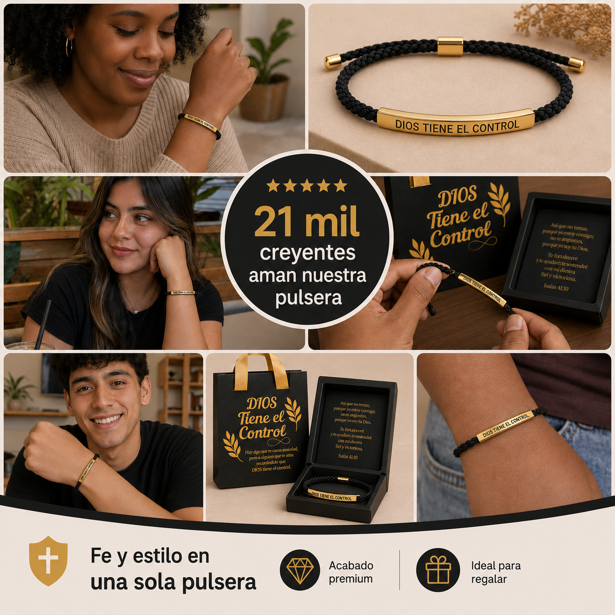 Pulsera Dios Tiene el Control