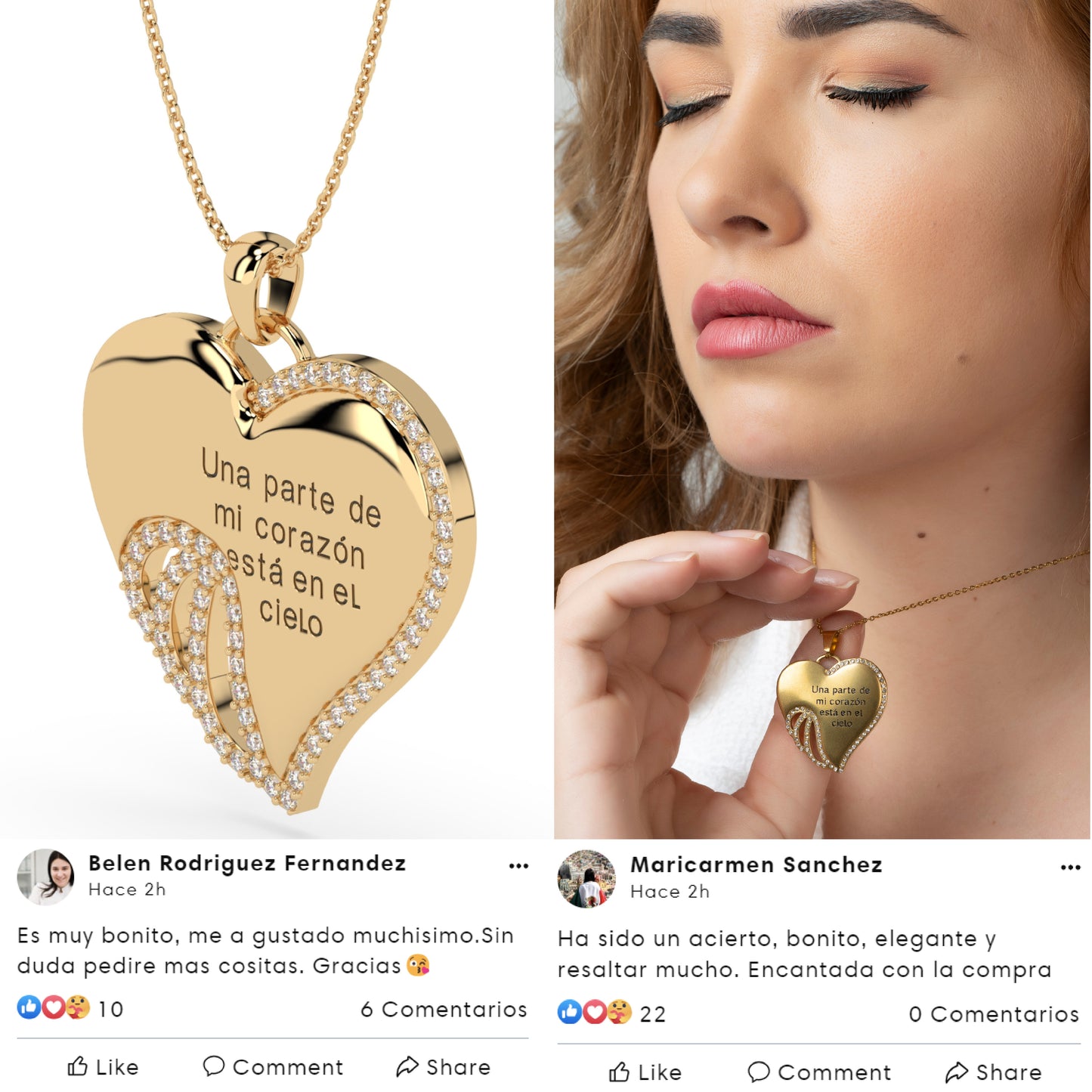 Collar Un Trozo de Mi Corazón