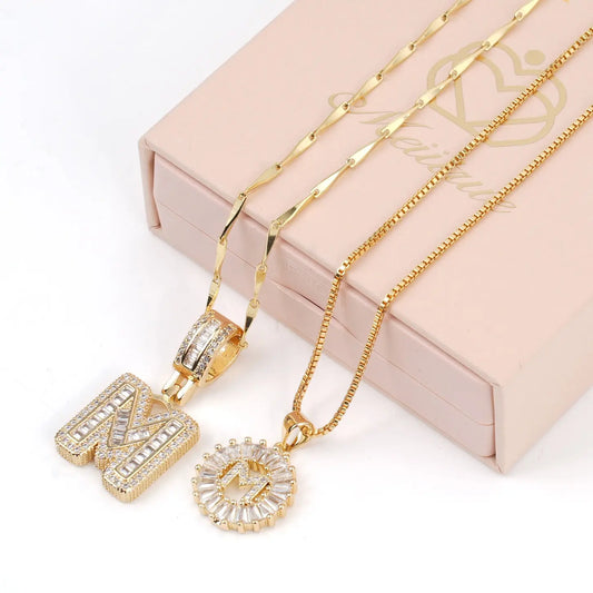 Collares con Inicial – Pack de 2 unidades