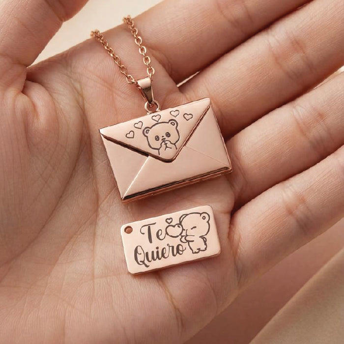 Collar Carta de Amor para Nietas