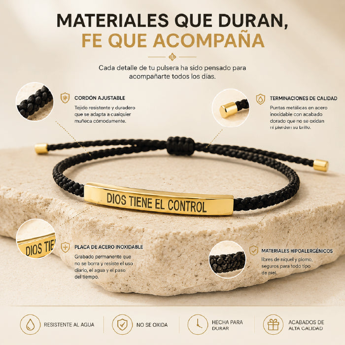 Pulsera Dios Tiene el Control